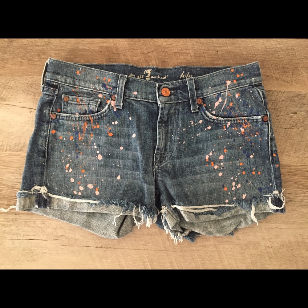 7 For All Mankind Denim Shorts